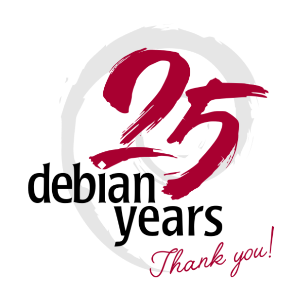 Debian 25 years Thank you! Image